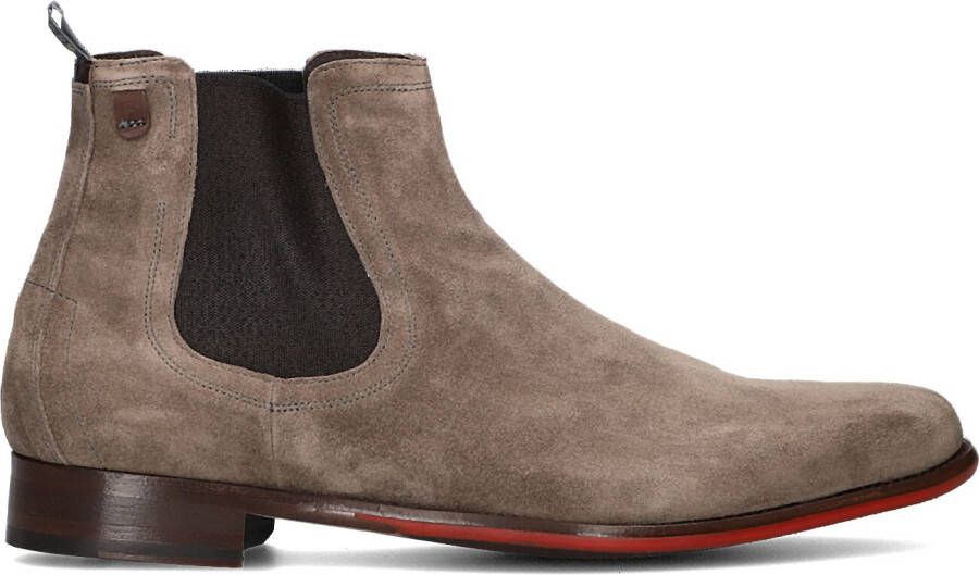 FLORIS VAN BOMMEL Taupe Chelsea Boots Sfm-60052