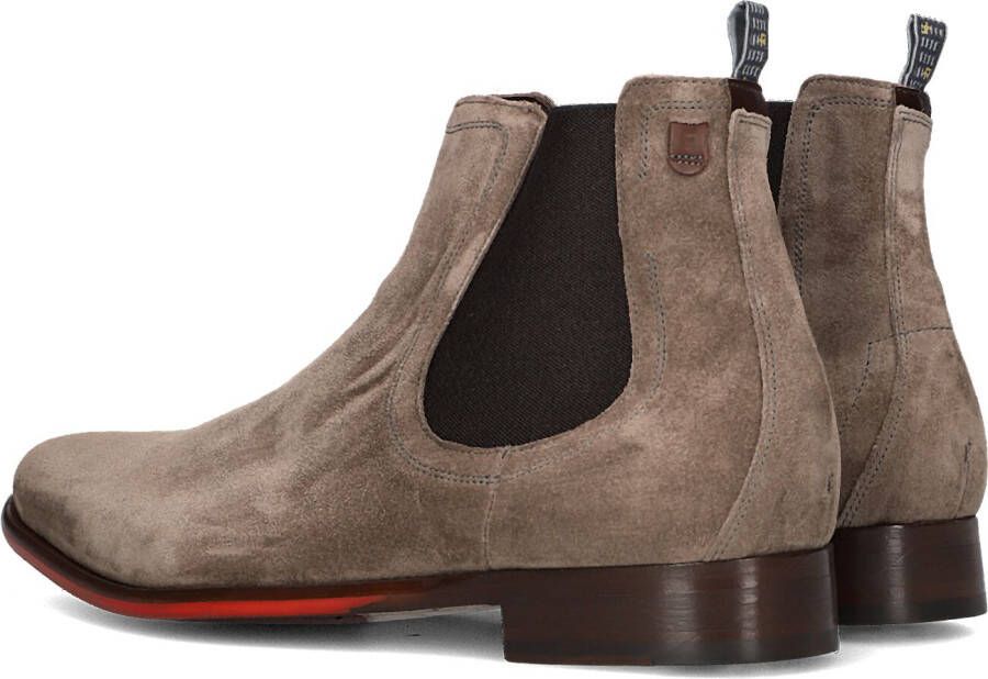 FLORIS VAN BOMMEL Taupe Chelsea Boots Sfm-60052