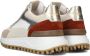 Floris van Floris van Bommel van Floris van Bommel Sneakers Dames Lage sneakers Damesschoenen Suède SFW-10099 Beige combi - Thumbnail 4