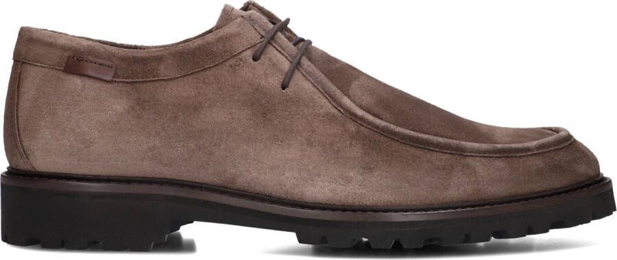 FLORIS VAN BOMMEL Taupe Veterschoenen Sfm-40015