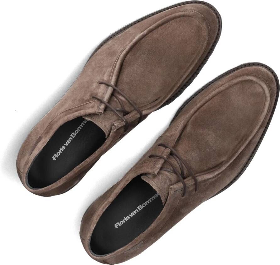 FLORIS VAN BOMMEL Taupe Veterschoenen Sfm-40015