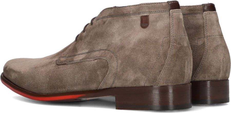 FLORIS VAN BOMMEL Taupe Veterschoenen Sfm-50148