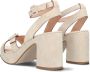 FRED DE LA BRETONIERE Sandalen Dames 163010180 Maat: 40 Materiaal: Suède Kleur: Beige - Thumbnail 4