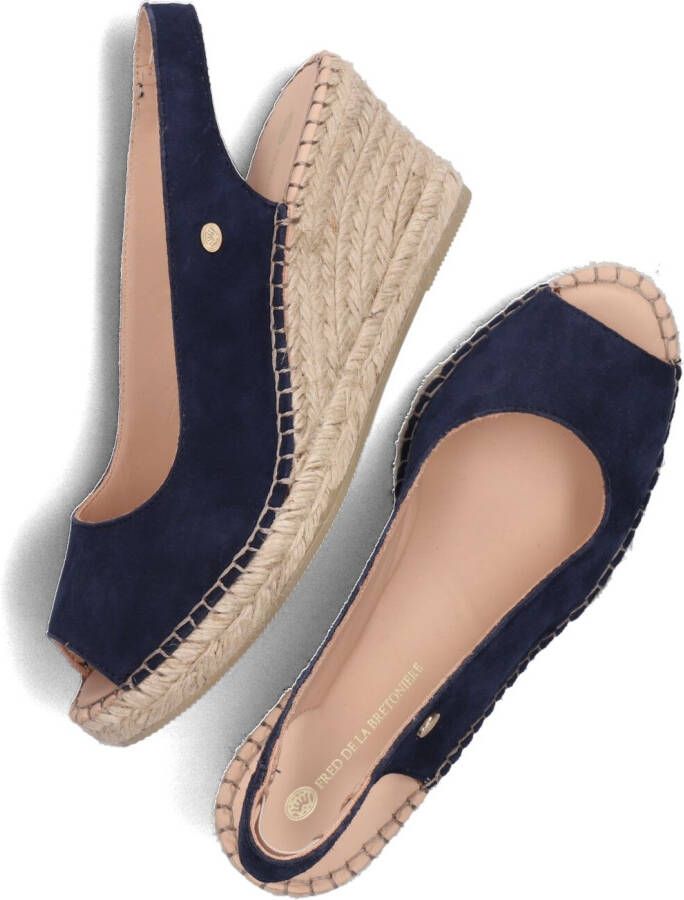 FRED DE LA BRETONIERE Blauwe Espadrilles 153010240