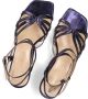 Fred de la Bretoniere Blauwe Leren Sandalen Iza Cary Blue Dames - Thumbnail 7