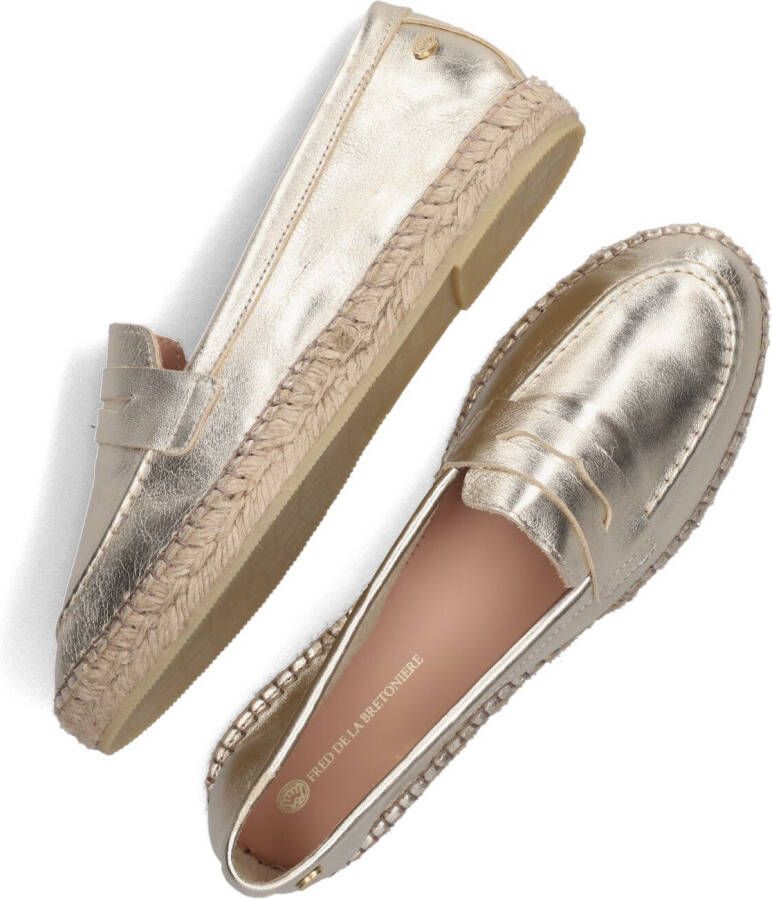 FRED DE LA BRETONIERE Gouden Espadrilles 152010234