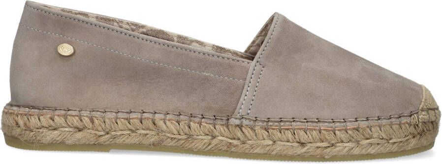 Fred de la Bretoniere Taupe Espadrilles met Jute Zool Beige Dames - Foto 9