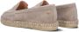 Fred de la Bretoniere Taupe Espadrilles met Loafer Accenten Beige Dames - Thumbnail 3