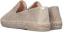 Fred de la Bretoniere 152010258 Espadrilles Dames Taupe - Thumbnail 4