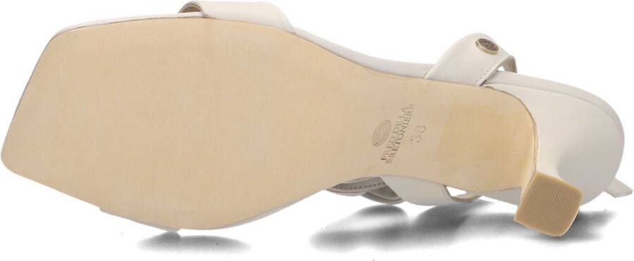 FRED DE LA BRETONIERE Witte Sandalen Iza Wrap