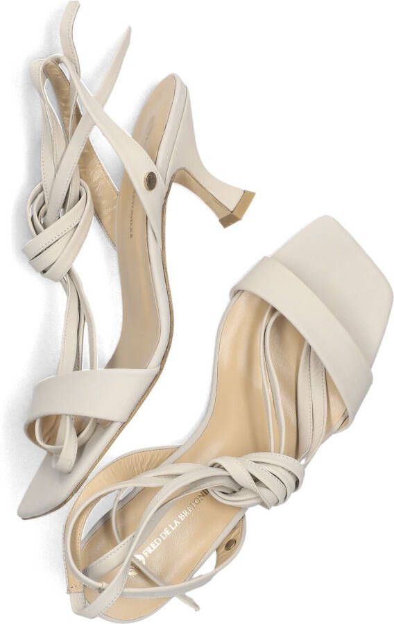 FRED DE LA BRETONIERE Witte Sandalen Iza Wrap