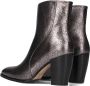 Fred de la Bretoniere Alicia Ankle Boot Enkellaarsjes Enkelboots met rits Dames Zwart - Thumbnail 4