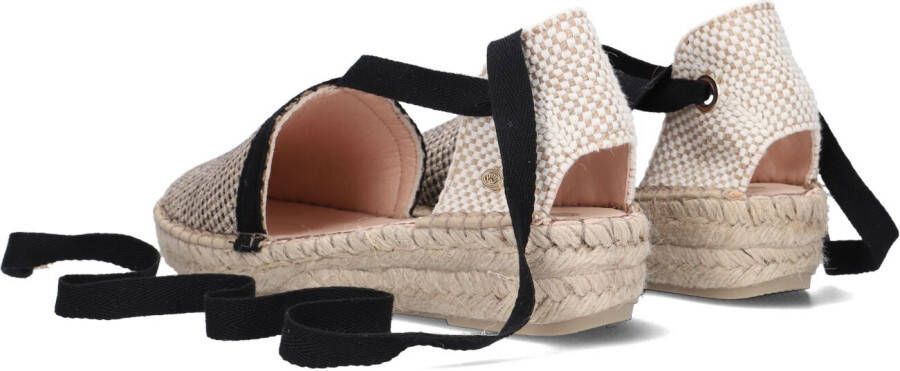 Fred de la Bretoniere Zwarte Espadrilles met Jute Zool Multicolor Dames - Foto 3