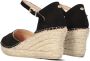 Fred de la Bretoniere 153010272 Espadrilles Zomer Schoenen Dames Zwart - Thumbnail 5