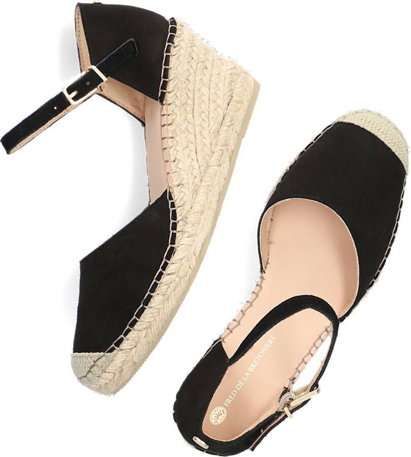 FRED DE LA BRETONIERE Zwarte Espadrilles 153010272