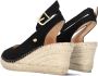 FRED DE LA BRETONIERE Espadrilles Dames 153010276 Maat: 40 Materiaal: Suède Kleur: Zwart - Thumbnail 4