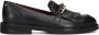 Fred de la Bretoniere Paris Leya Loafers Zwart Leer Black Dames - Thumbnail 5