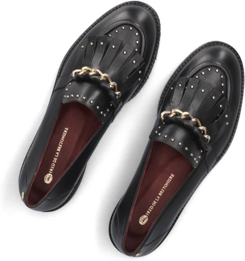 FRED DE LA BRETONIERE Zwarte Loafers Paris Leya