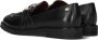 Fred de la Bretoniere Paris Loafer Zwart Leer Franje Black Dames - Thumbnail 5