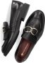 Fred de la Bretoniere Paris Loafer Zwart Leer Franje Black Dames - Thumbnail 7