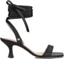 Fred de la Bretoniere Strappy Sandalen Iza Wrap Black Dames - Thumbnail 4