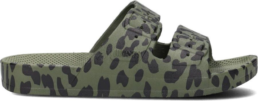 Freedom Moses Groene Slippers Fancy