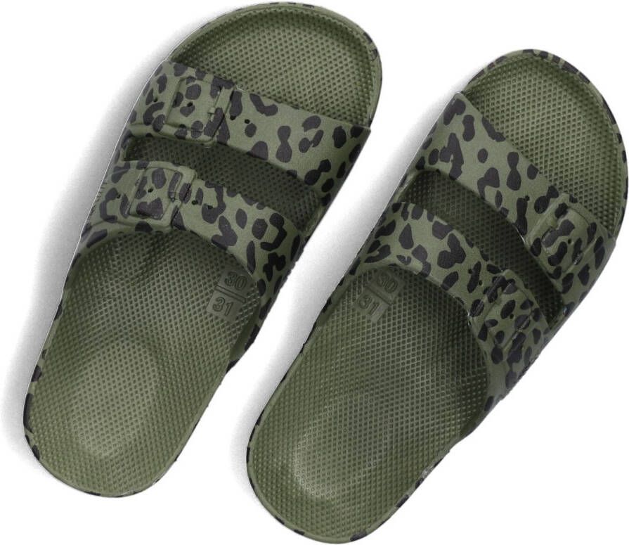 Freedom Moses Groene Slippers Fancy