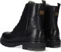 G-Star G Star Raw Kafey Hgh Lace Lea Veterboots Laarzen Met Veters Dames Zwart - Thumbnail 6