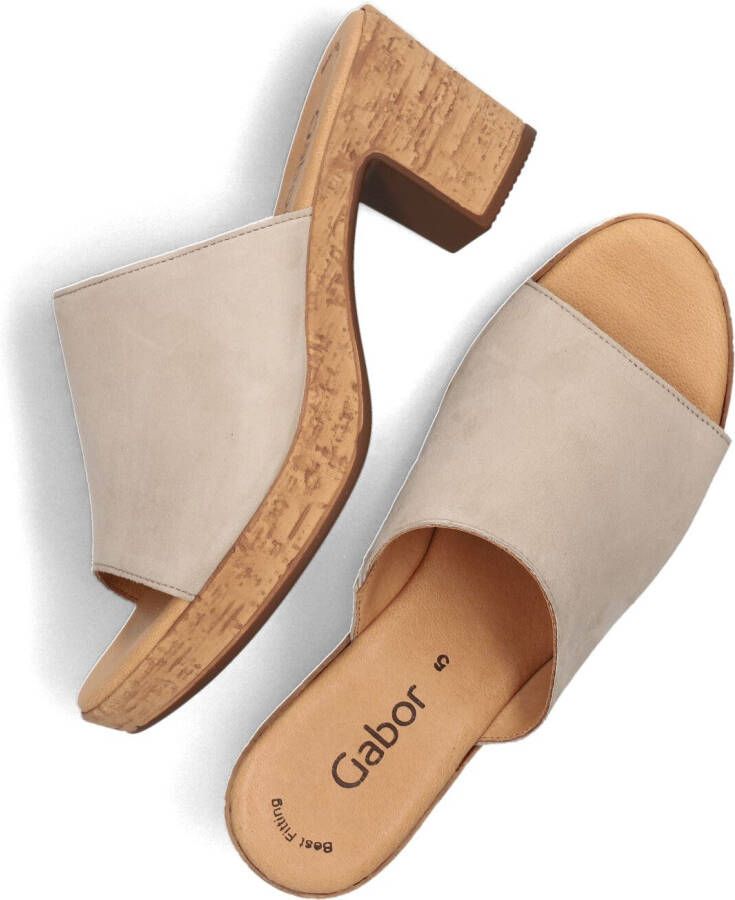 GABOR Beige Muiltjes 760