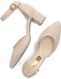 Gabor Beige Suède Pump met Enkelband Beige Dames - Thumbnail 5