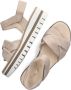 Gabor Beige Gevlochten Sandalen met Enkelbandje Beige Dames - Thumbnail 6