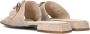 Gabor Beige Suède Slipper met Kettingdetail Beige Dames - Thumbnail 4