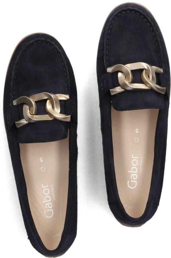 GABOR Blauwe Loafers 444.1