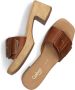 Gabor Trendy Camel Suede Muiltjes met Gesp Brown Dames - Thumbnail 5