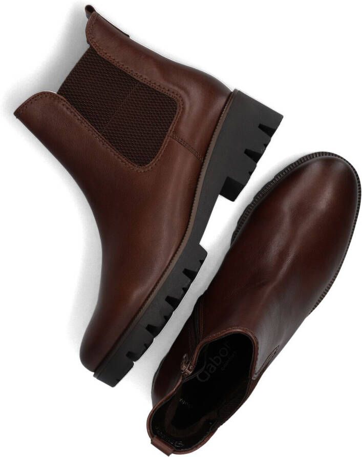 GABOR Cognac Chelsea Boots 771.1