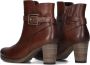 Gabor 083 1 Enkellaarsjes Enkelboots met rits Dames Cognac - Thumbnail 3