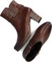 Gabor 083 1 Enkellaarsjes Enkelboots met rits Dames Cognac - Thumbnail 5