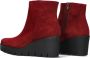 Gabor 780.1 Enkellaarsjes Enkelboots met rits Dames Rood - Thumbnail 4