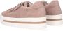 Gabor Beige Suède Lage Sneaker met Rits Pink Dames - Thumbnail 4