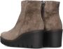 Gabor 780.1 Enkellaarsjes Enkelboots met rits Dames Taupe - Thumbnail 4