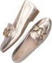 Gabor Gouden Metallic Loafers met Kettingdetail Beige Dames - Thumbnail 5