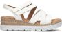 Gabor Witte Leren Sandalen Stijlvol Model White Dames - Thumbnail 4