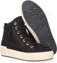 Gabor Zwarte hoge sneakers met dubbele rits en plateauzool Black Dames - Thumbnail 4