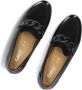 Gabor Zwarte Suède Loafers met Kettingdetail Black Dames - Thumbnail 9