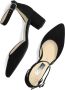 Gabor Zwarte Suède Pumps met Velours Detail Black Dames - Thumbnail 6