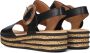 Gabor Zwarte Sandalen 550.2 Dames Black Dames - Thumbnail 8