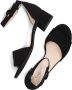 Gabor Zwarte Suède Comfort Sandalen met Enkelband Black Dames - Thumbnail 6