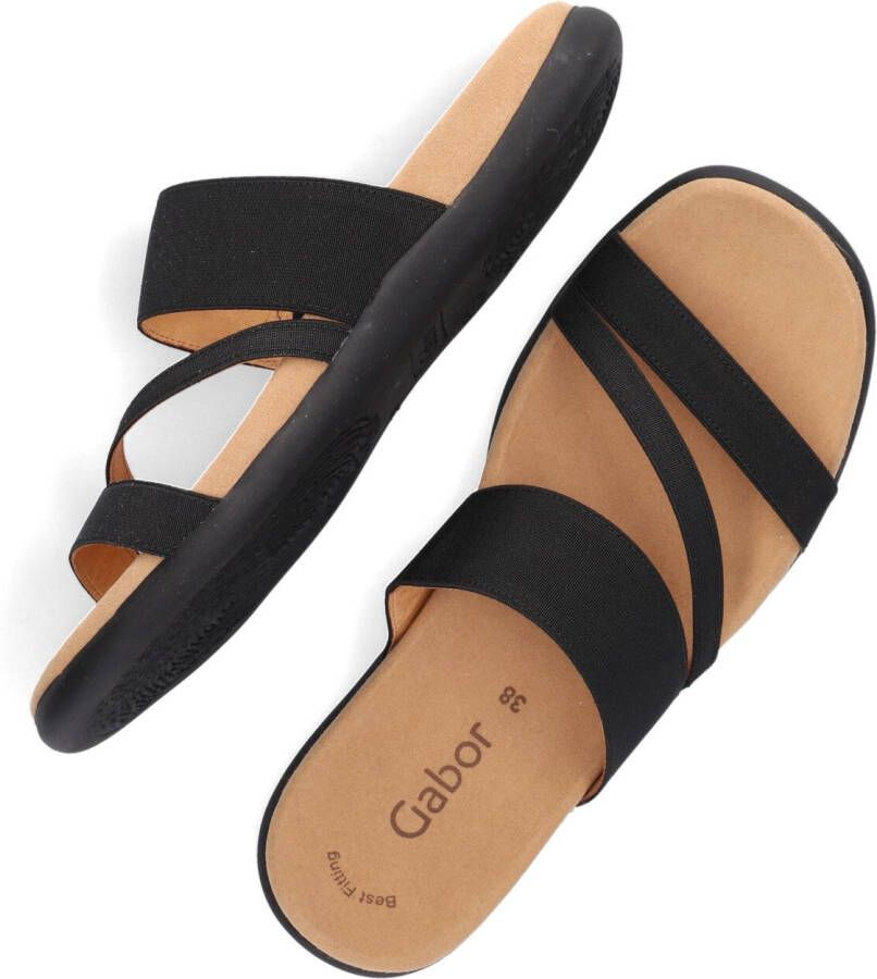 GABOR Zwarte Slippers 702