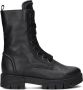 Gabor 745.4 Veterboots Laarzen Met Veters Dames Zwart - Thumbnail 5