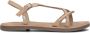 Gioseppo Witte Romeinse Leren Sandalen Beige Dames - Thumbnail 5